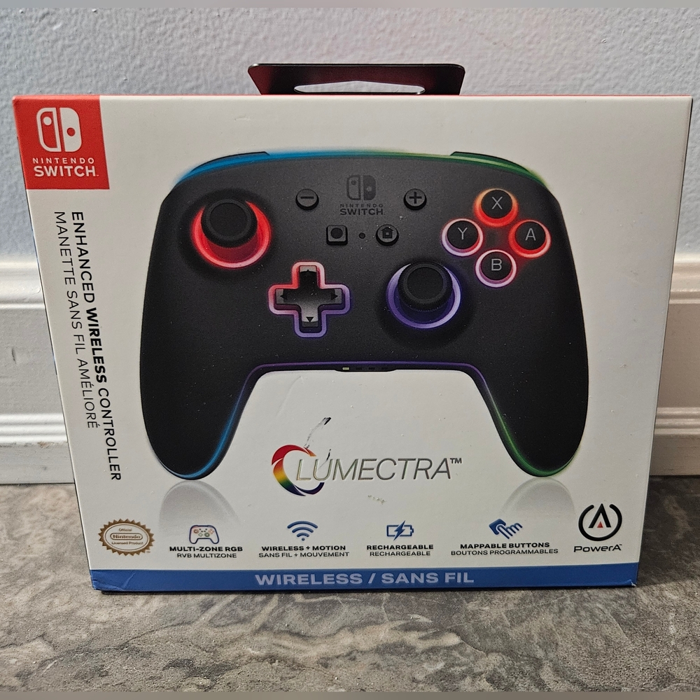 New Opened Box PowerA NINTENDO SWITCH Wireless Controller